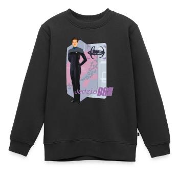 Star Trek Deep Space Nine Jadzia Dax - Kids Premium Organic Sweatshirt - black - Front - AI Model Kid Female (0cm)