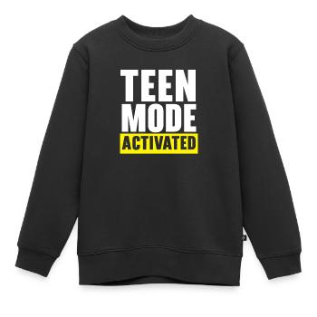 13. Geburtstagsfeier Bday Dreizehnter Geburtstag - Kinder Premium Organic Sweatshirt - Schwarz - Vorne - AI Model Kid Female (0cm)