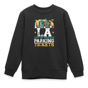 États-Unis États-Unis État d’Amérique Go - Sweat Premium enfant bio - noir - Devant - AI Model Kid Female (0cm)