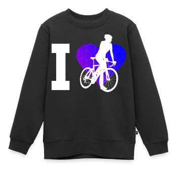 Vélo de route pour femmes Vélo de route Vélo de route Vélo de route - Sweat Premium enfant bio - noir - Devant - AI Model Kid Female (0cm)