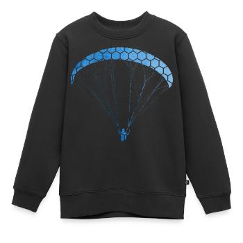 Parapente Hommes Parapente Parapente Parapente - Sweat Premium enfant bio - noir - Devant - AI Model Kid Female (0cm)