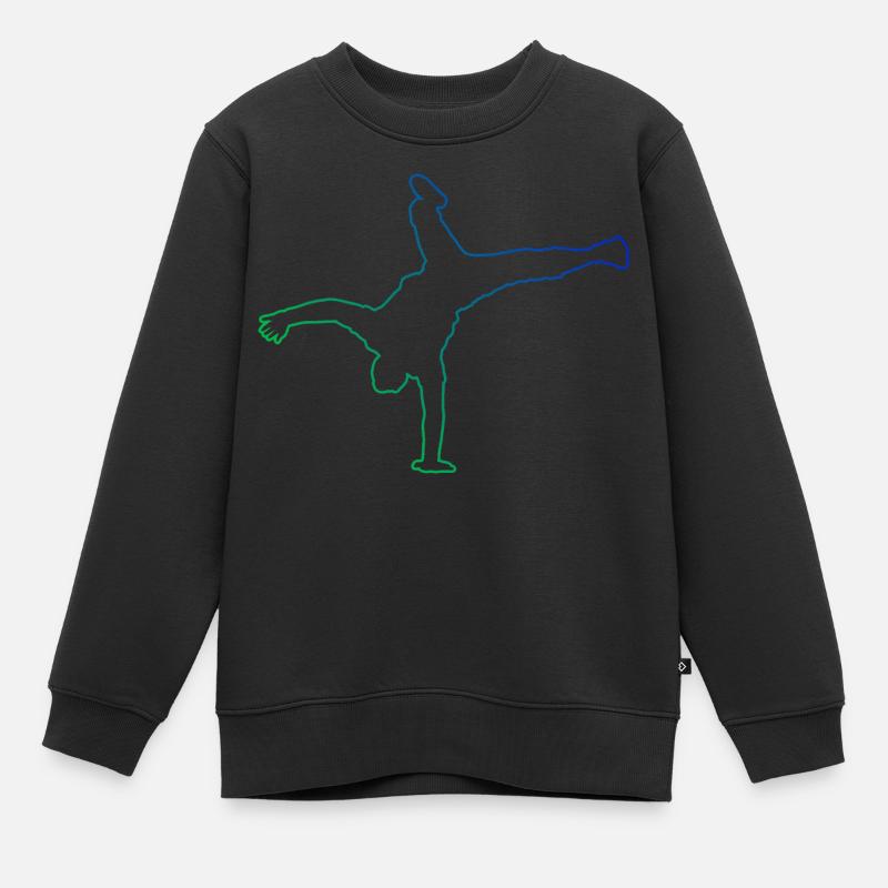 Bboy Bgirl Breakdance Homme Breakdance Breakdance - Sweat Premium enfant bio - noir