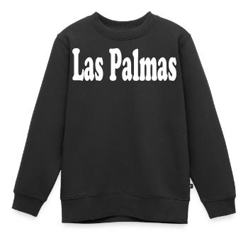 LAS PALMA - Kinder Premium Organic Sweatshirt - Schwarz - Vorne - AI Model Kid Female (0cm)