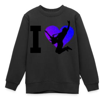 Guitare électrique guitare classique guitare guitare - Sweat Premium enfant bio - noir - Devant - AI Model Kid Female (0cm)