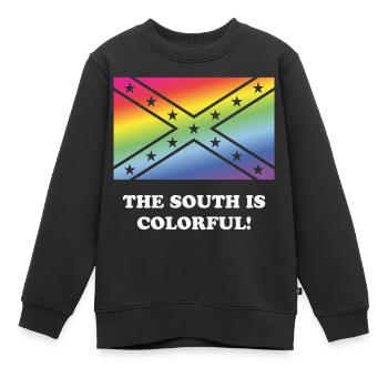 Le sud est coloré! - Sweat Premium enfant bio - noir - Devant - AI Model Kid Female (0cm)