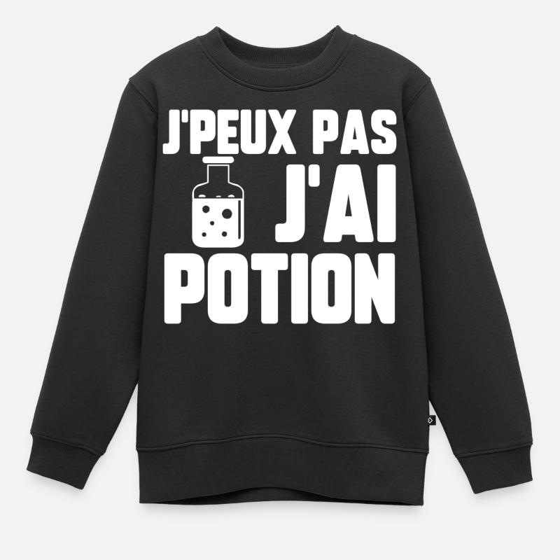 J’peux pas j’ai potion - Sweat Premium enfant bio - noir