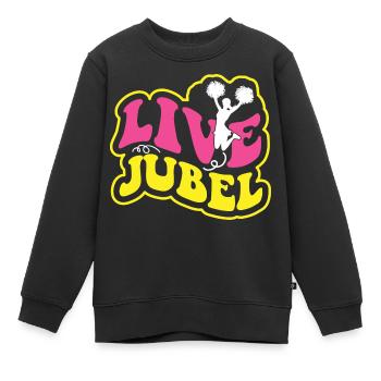 Acclamations en direct - Sweat Premium enfant bio - noir - Devant - AI Model Kid Female (0cm)