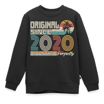 2020 Jubiläum 2020 geboren 2020 Jubiläum - Kinder Premium Organic Sweatshirt - Schwarz - Vorne - AI Model Kid Female (0cm)