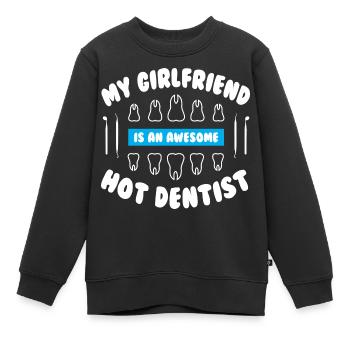 Ma copine dentiste sexy - Sweat Premium enfant bio - noir - Devant - AI Model Kid Female (0cm)