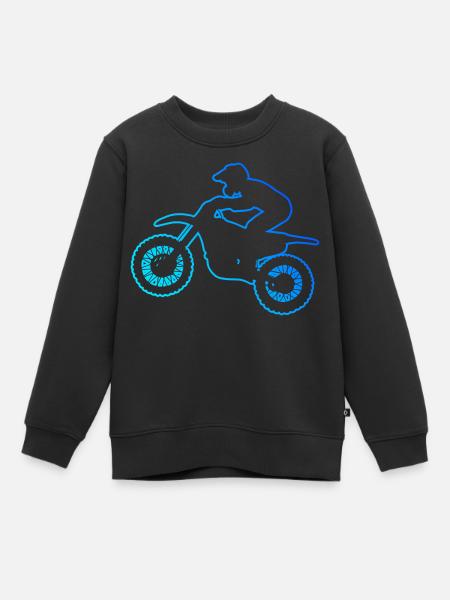Crossmotor voor heren Crossmotor Crossmotor voor dames Supermoto - Kinder Premium sweater biologisch - zwart