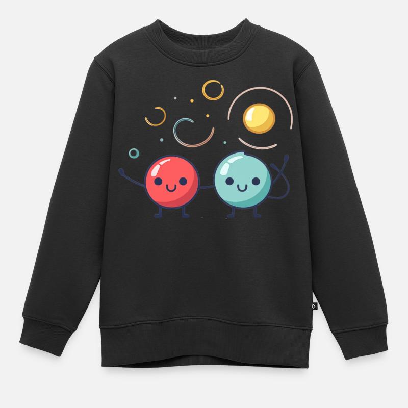 Billes mignonnes - Sweat Premium enfant bio - noir