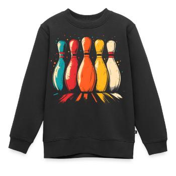 Skittles - Sweat Premium enfant bio - noir - Devant - AI Model Kid Female (0cm)