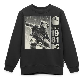 MTV Astronaute Est. 1981 Cool Design - Sweat Premium enfant bio - noir - Devant - AI Model Kid Female (0cm)