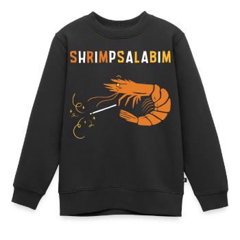 Crevettes salabim magicien crevettes crevettes drôle - Sweat Premium enfant bio - noir - Devant - AI Model Kid Female (0cm)