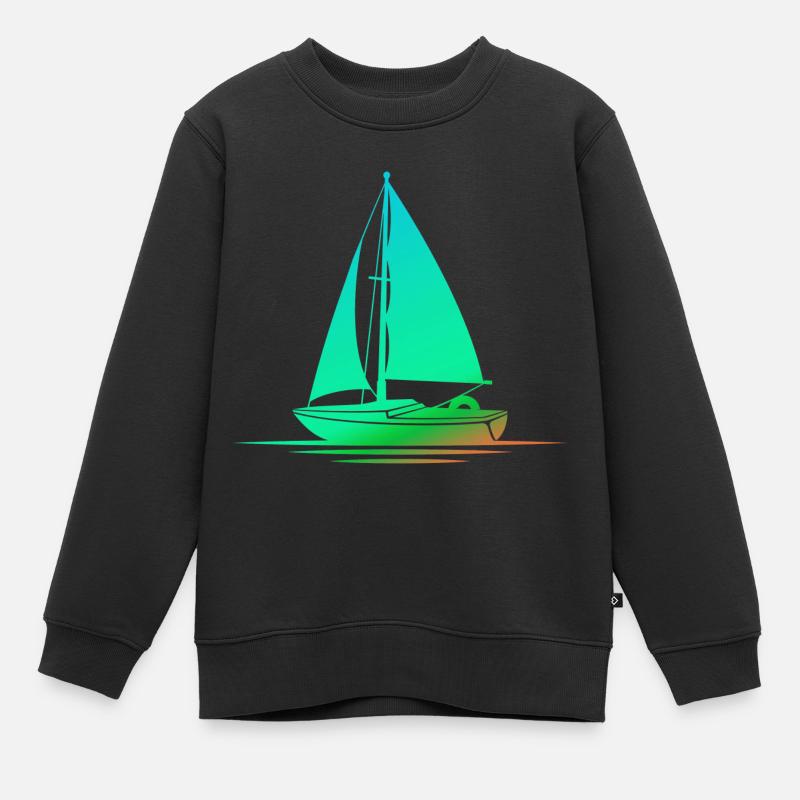 Schleier - Kinder Premium Organic Sweatshirt - Schwarz