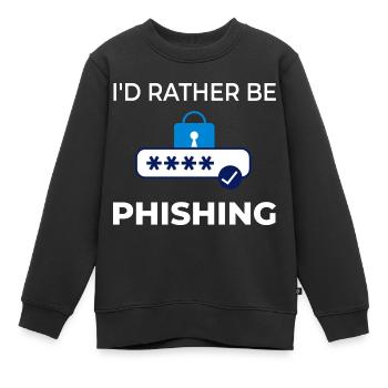Mot de passe Pirate de sécurité Piratage informatique - Sweat Premium enfant bio - noir - Devant - AI Model Kid Female (0cm)