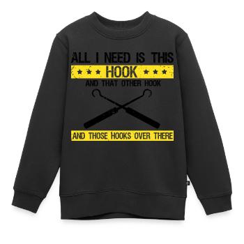 Lock Lock locking service locksmith - Kids Premium Organic Sweatshirt - black - Front - AI Model Kid Female (0cm)