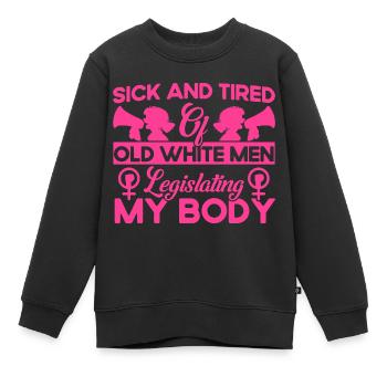 Gender equality Gender equality - Kids Premium Organic Sweatshirt - black - Front - AI Model Kid Female (0cm)