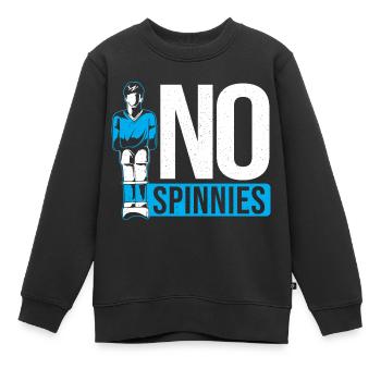 No Spinnies Table Soccer Player Foosball - Kinder Premium Organic Sweatshirt - Schwarz - Vorne - AI Model Kid Female (0cm)