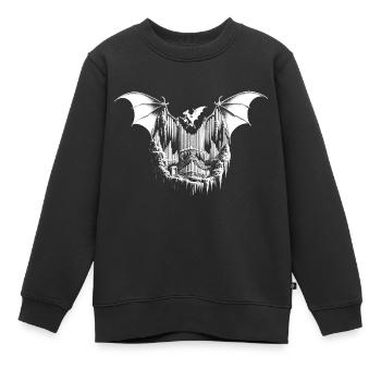Konzert der Nachtflügler - Kinder Premium Organic Sweatshirt - Schwarz - Vorne - AI Model Kid Female (0cm)