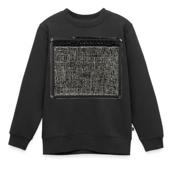 Amp - Kids Premium Organic Sweatshirt - black - Front - AI Model Kid Female (0cm)