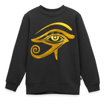 Égypte - Sweat Premium enfant bio - noir - Devant - AI Model Kid Female (0cm)
