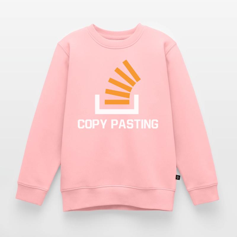 Copy Pasting Programming Coder Software Developer Kinder Premium Organic Sweatshirt