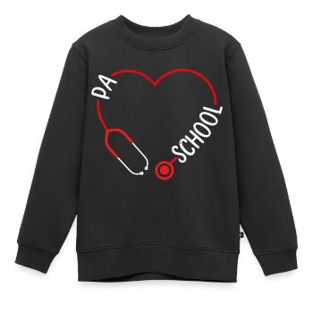 PA School Personal Physician Assistant School - Kinder Premium Organic Sweatshirt - Schwarz - Vorne - AI Model Kid Female (0cm)