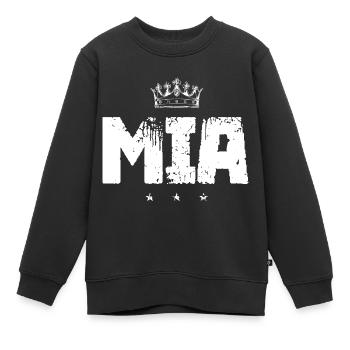 MIA - Sweat Premium enfant bio - noir - Devant - AI Model Kid Female (0cm)