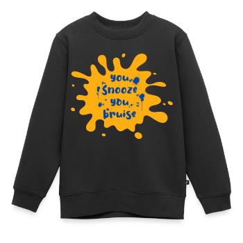 Paintball Paintballer Cadeau - Sweat Premium enfant bio - noir - Devant - AI Model Kid Female (0cm)