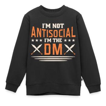 LARP Live-Action-Rollenspiel - Kinder Premium Organic Sweatshirt - Schwarz - Vorne - AI Model Kid Female (0cm)