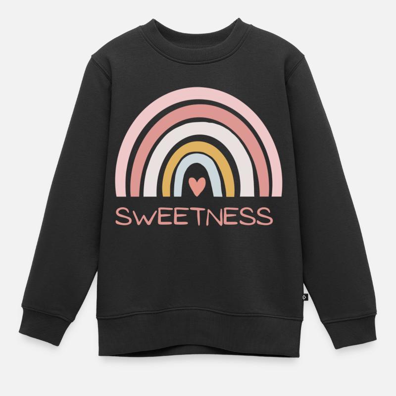 Sweetness - Kinder Premium Organic Sweatshirt - Schwarz