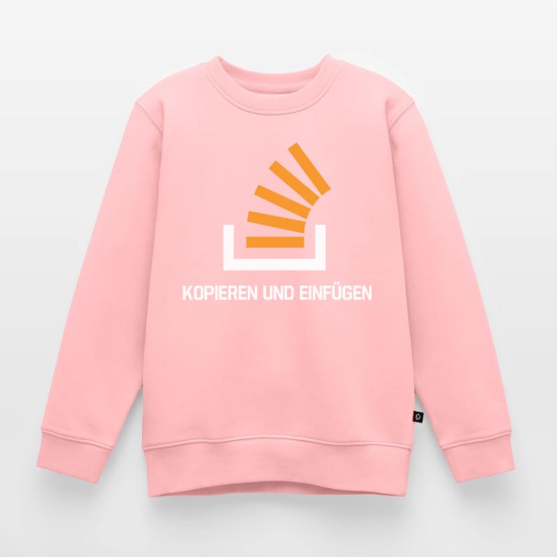 Copy And Paste Programmer Developer Coder Nerd Kinder Premium Organic Sweatshirt