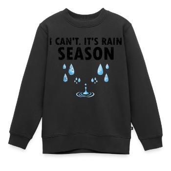 Conceptions de sauveteurs pour les techniciens de piscine - Sweat Premium enfant bio - noir - Devant - AI Model Kid Female (0cm)