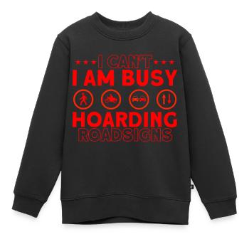 Sammeln Straße Sammlung Geschenk - Kinder Premium Organic Sweatshirt - Schwarz - Vorne - AI Model Kid Female (0cm)