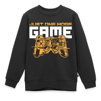 gamepad gamer - Kinder Premium Organic Sweatshirt - Schwarz - Vorne - AI Model Kid Female (0cm)