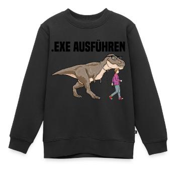 Informatiker Programmierer Sprüche - Kinder Premium Organic Sweatshirt - Schwarz - Vorne - AI Model Kid Female (0cm)