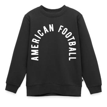 American Football - Kinder Premium Organic Sweatshirt - Schwarz - Vorne - AI Model Kid Female (0cm)