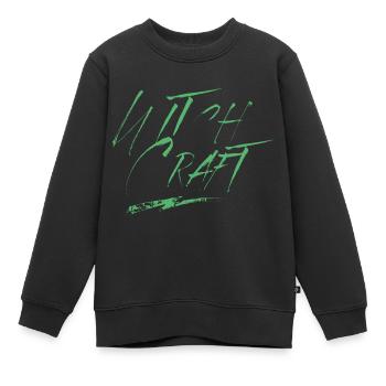 Sorcellerie magie sorcière - Sweat Premium enfant bio - noir - Devant - AI Model Kid Female (0cm)