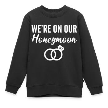 Nos voyageurs en lune de miel Poison - Sweat Premium enfant bio - noir - Devant - AI Model Kid Female (0cm)