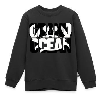 Großer Ozean - Kinder Premium Organic Sweatshirt - Schwarz - Vorne - AI Model Kid Female (0cm)