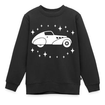 Oldtimer - Auto Nostalgisch Fahrzeuge - Kinder Premium Organic Sweatshirt - Schwarz - Vorne - AI Model Kid Female (0cm)