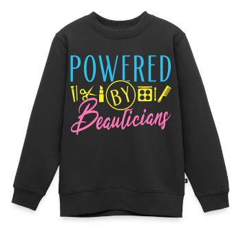 Skincare Esthetician Skin - Kinder Premium Organic Sweatshirt - Schwarz - Vorne - AI Model Kid Female (0cm)