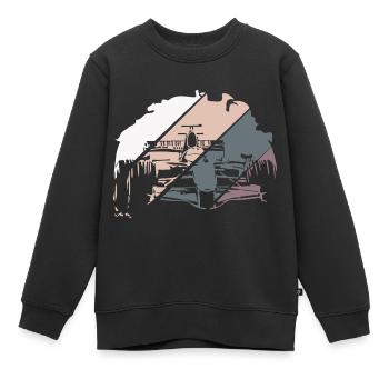 Open Wheel Racing Race Racer - Kinder Premium Organic Sweatshirt - Schwarz - Vorne - AI Model Kid Female (0cm)