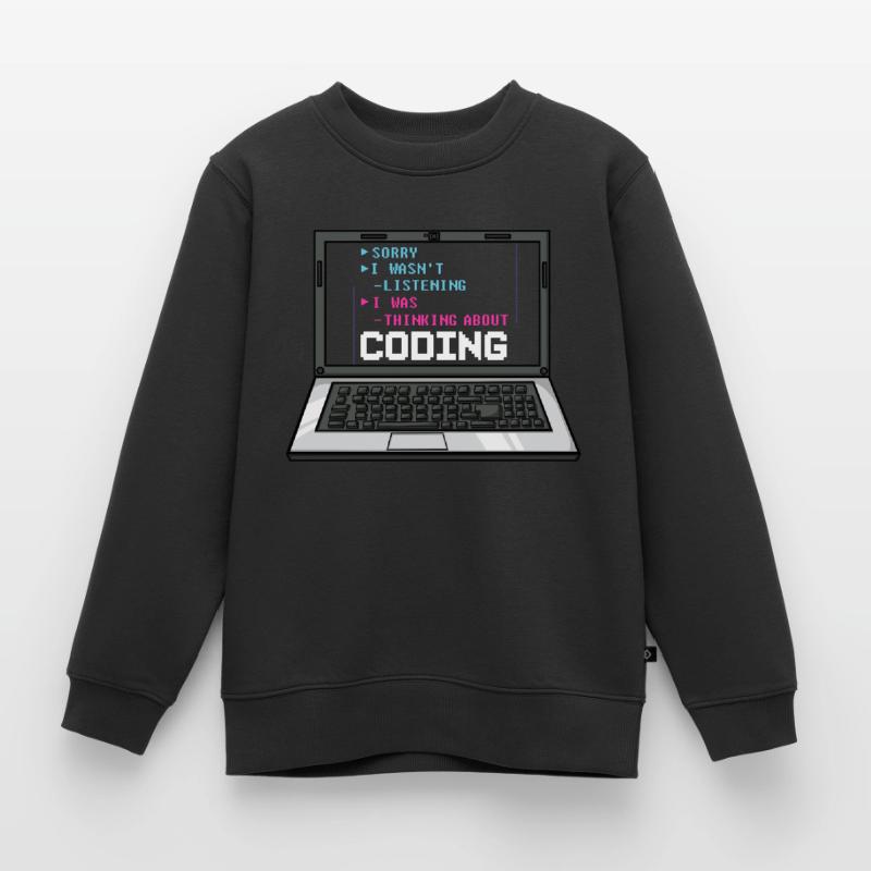 Programmer Programming Computer Developer Pc Kids Premium Organic Sweatshirt