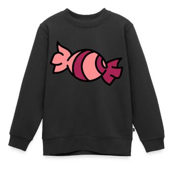 Pastille de bonbons colorés - Bonbons - Sweat Premium enfant bio - noir - Devant - AI Model Kid Female (0cm)