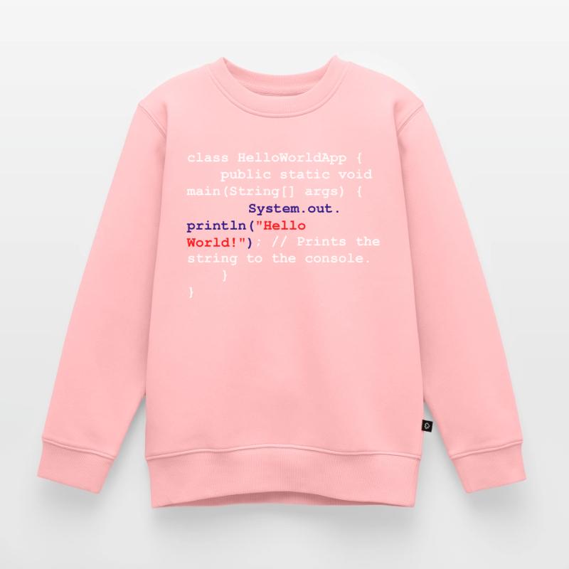 Programmierer Coder Software Entwickler Kinder Premium Organic Sweatshirt