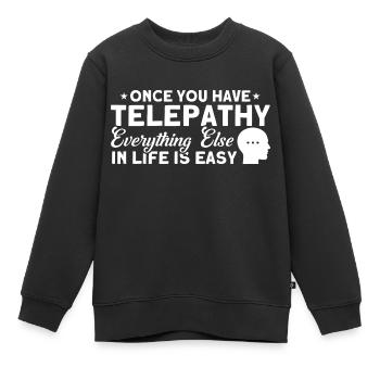 Spukhaus Geisterjäger Geisterjagd Geschenk - Kinder Premium Organic Sweatshirt - Schwarz - Vorne - AI Model Kid Female (0cm)