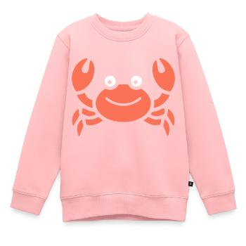 Krebs - Kinder Premium Organic Sweatshirt - Rosa - Vorne - AI Model Kid Female (0cm)