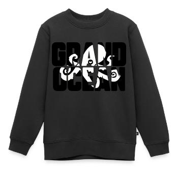 Großer Ozean - Kinder Premium Organic Sweatshirt - Schwarz - Vorne - AI Model Kid Female (0cm)